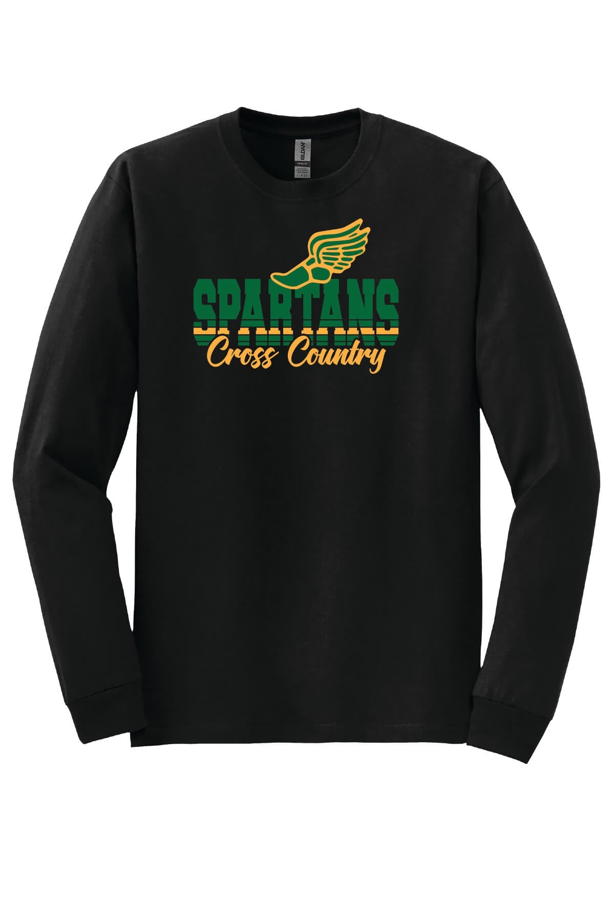 Spartans Cross Country Long Sleeve T-Shirt black
