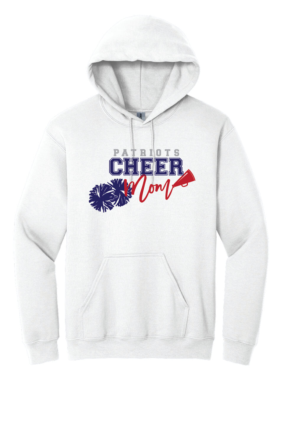 Cheer Mom Hoodie white