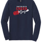 Cheer Mom Long Sleeve T-Shirt navy