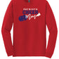 Cheer Mom Long Sleeve T-Shirt red