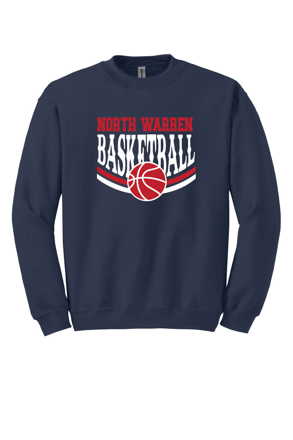 NW Basketball Crewneck Sweatshirt (Youth) navy
