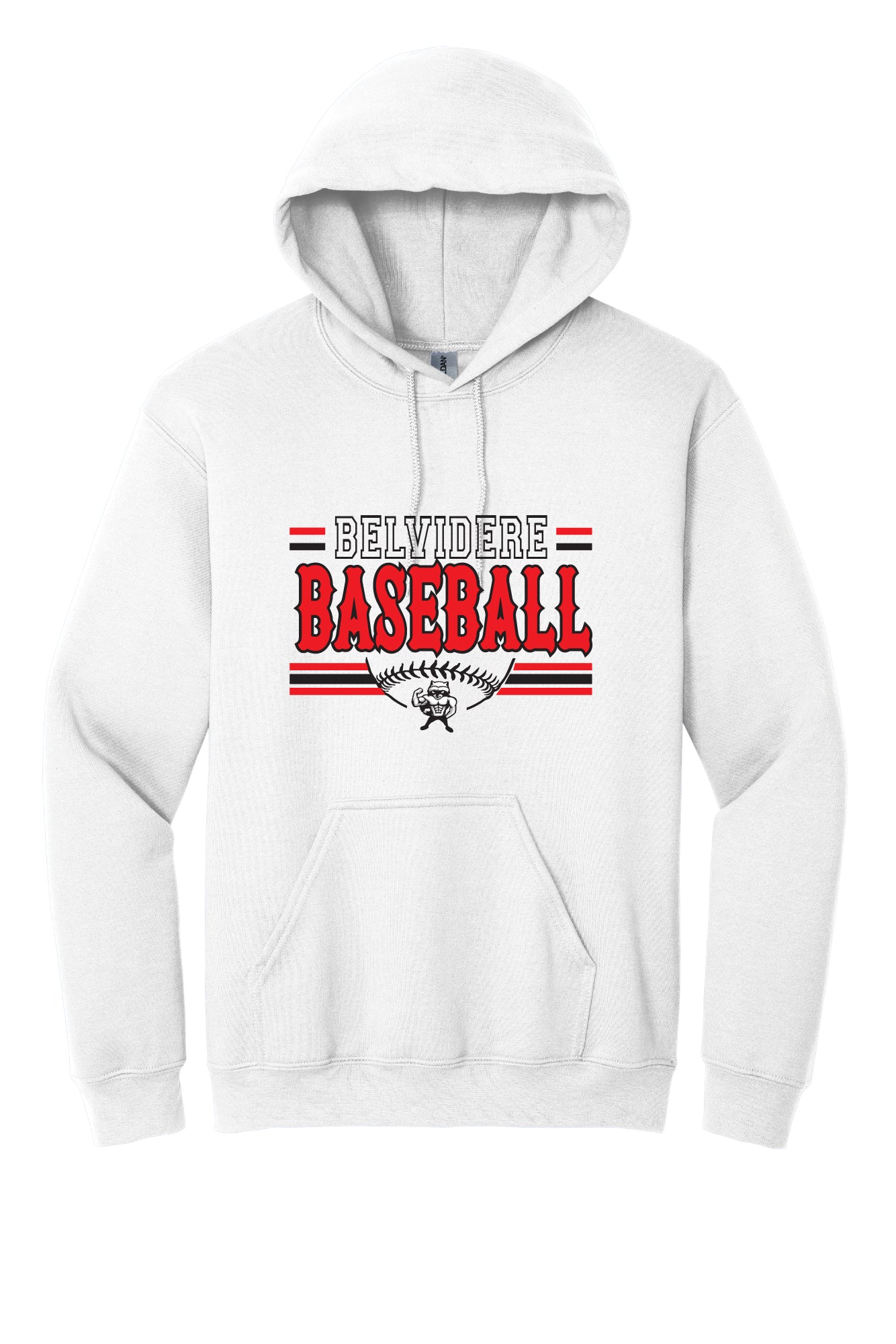 Belvidere Baseball Hoodie Sweatshirt