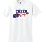 Cheer Mom Short Sleeve T-Shirt white