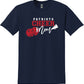 Cheer Mom Short Sleeve T-Shirt navy