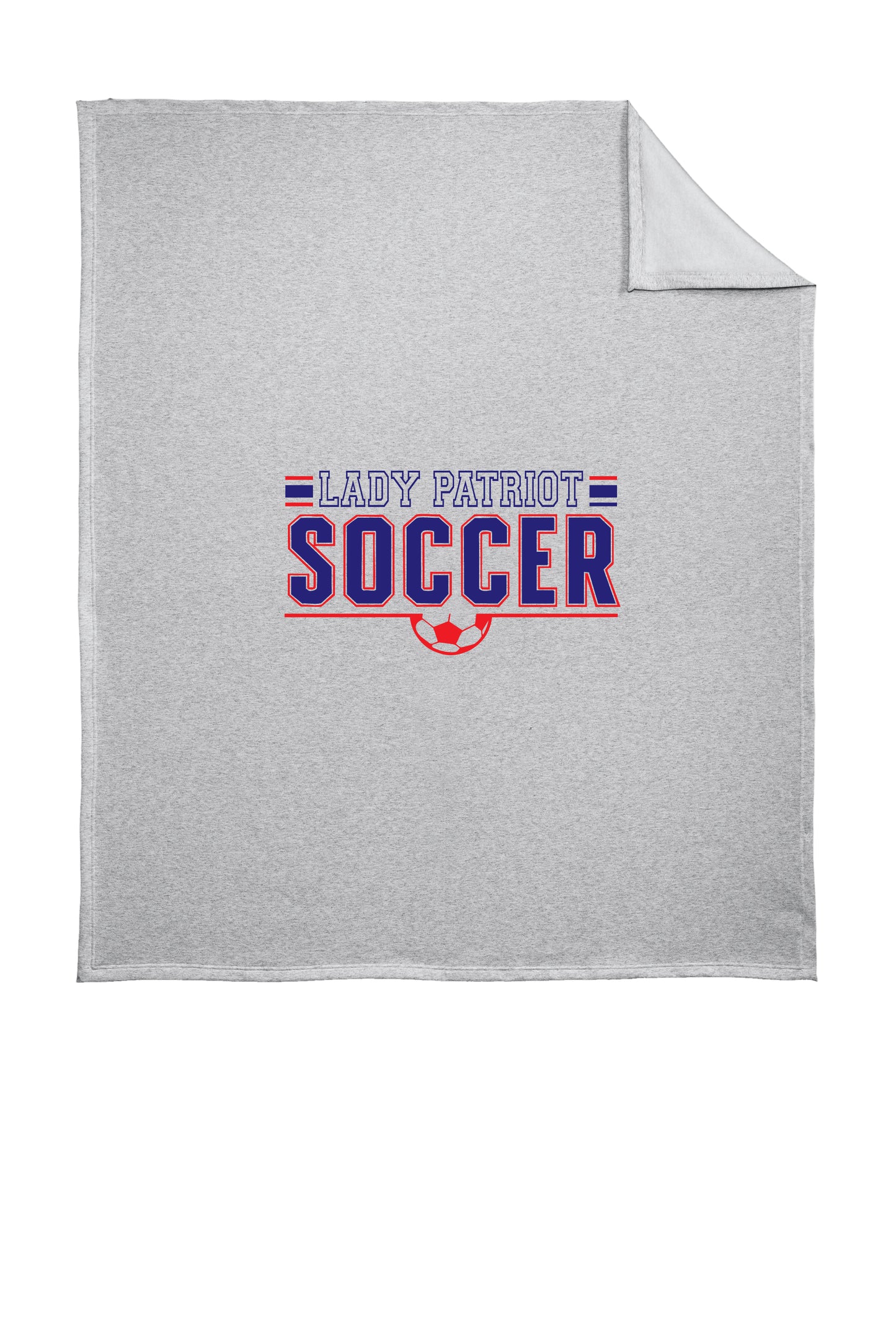 Lady Patriot Sweatshirt Blanket