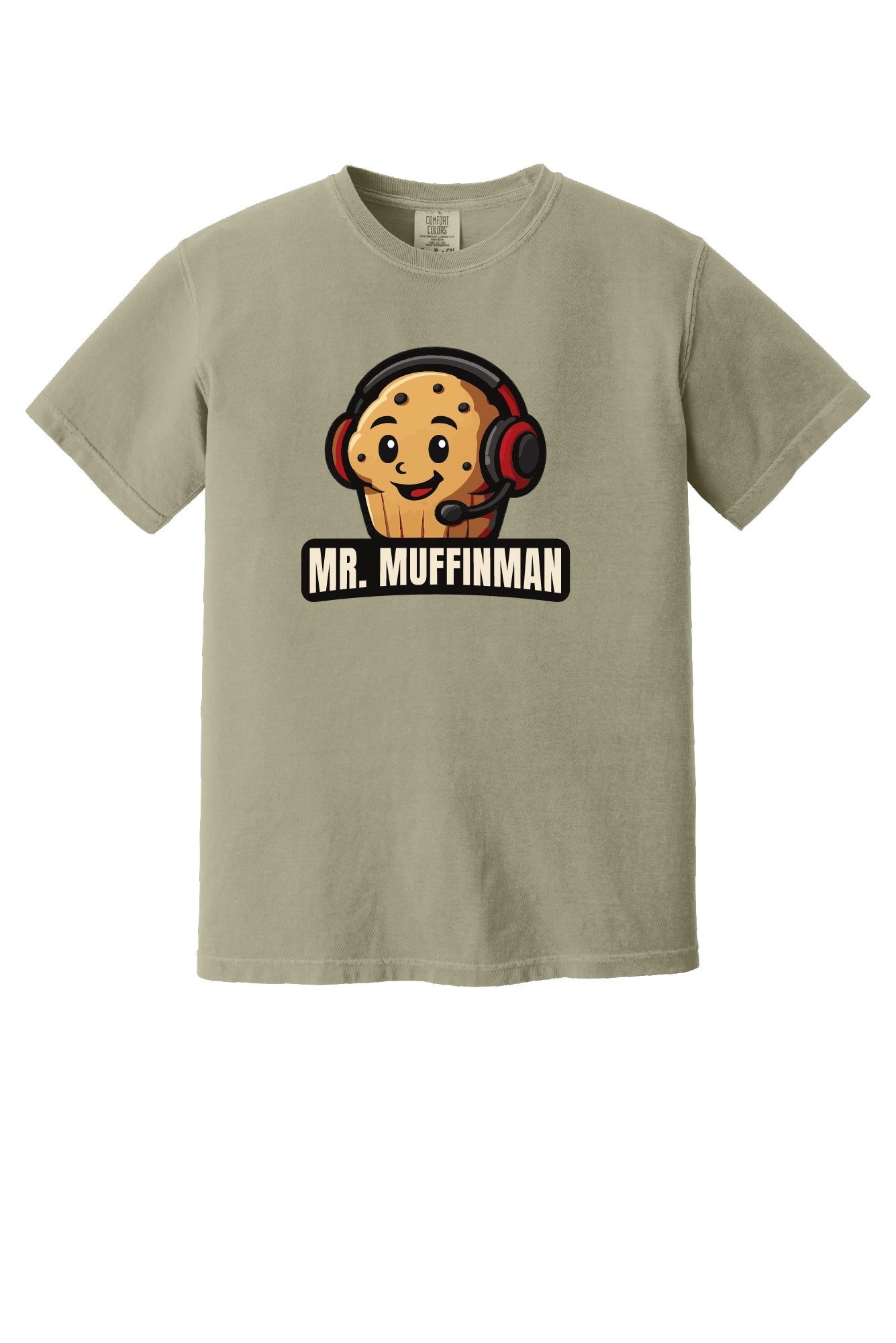 Mr. Muffinman (Red) Comfort Colors Short Sleeve T-shirt
