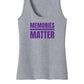 Memories Matter-Flag Back Ladies Tank Top