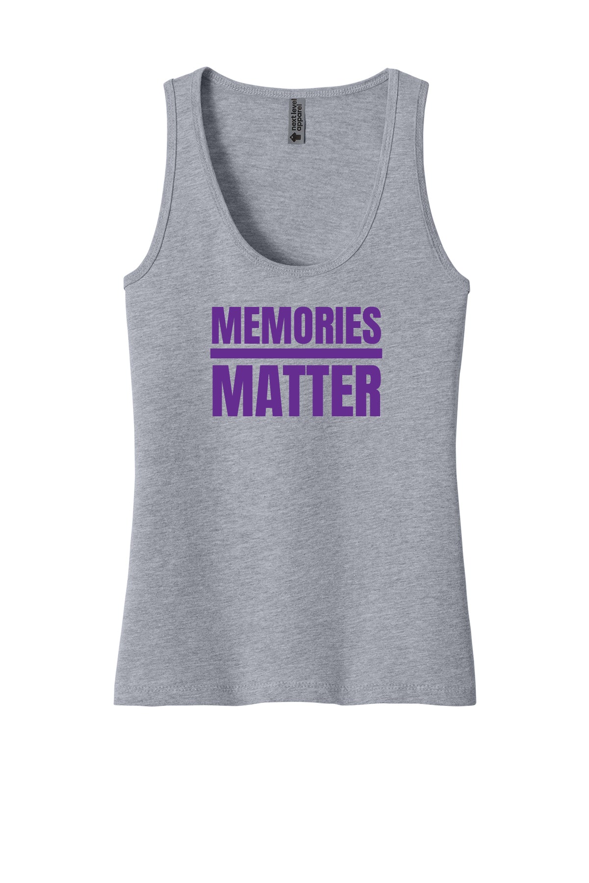 Memories Matter-Flag Back Ladies Tank Top