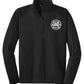 Sport Tek Mens Zip Pullover  black front