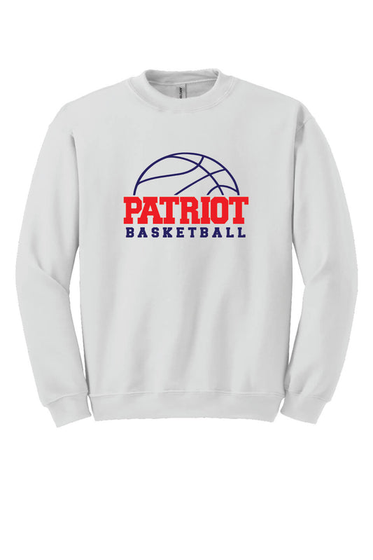 Patriot Basketball Crewneck Sweatshirt (Youth) white