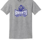 Knowlton Knights Short Sleeve T-Shirt (Youth) gray
