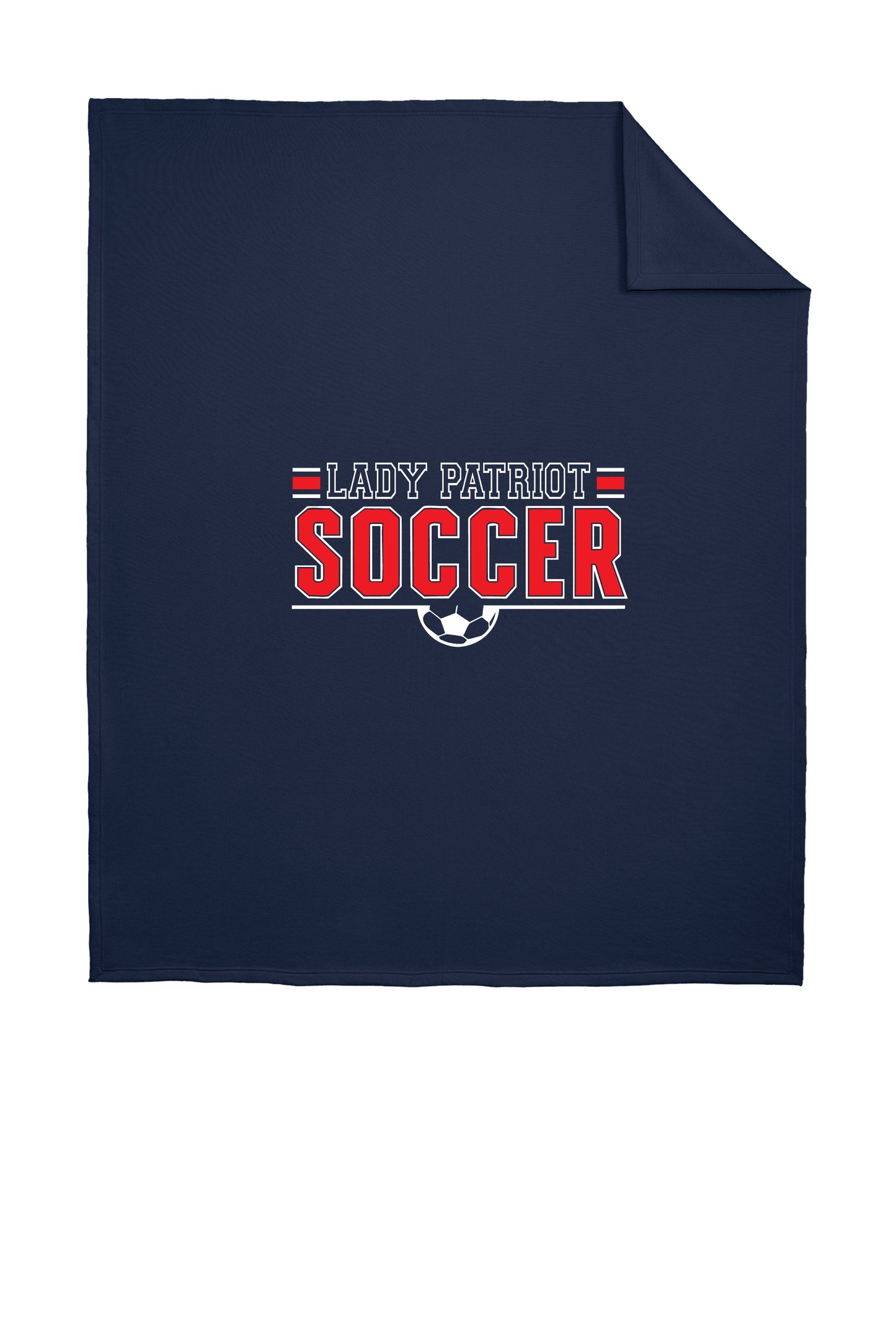 Lady Patriot Sweatshirt Blanket