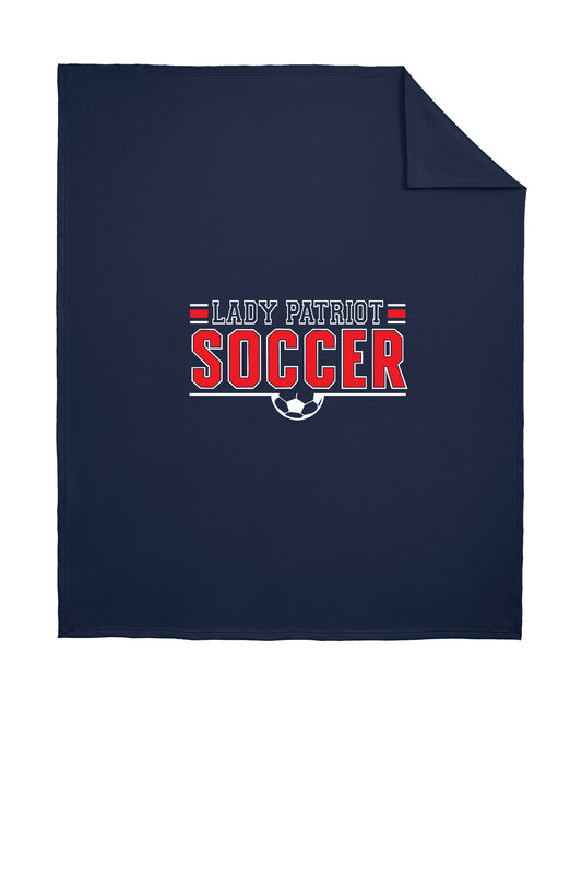Lady Patriot Sweatshirt Blanket