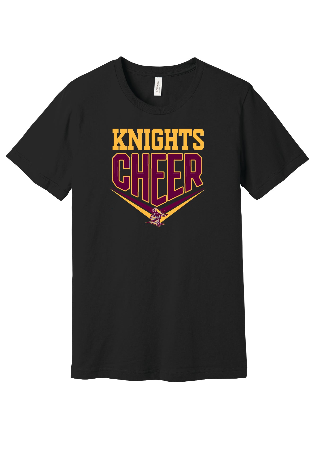 SJN Knights Cheer Short Sleeve  Bella Canvas T-Shirt (Youth)