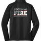 Sport Tek Mens Zip Pullover  black back