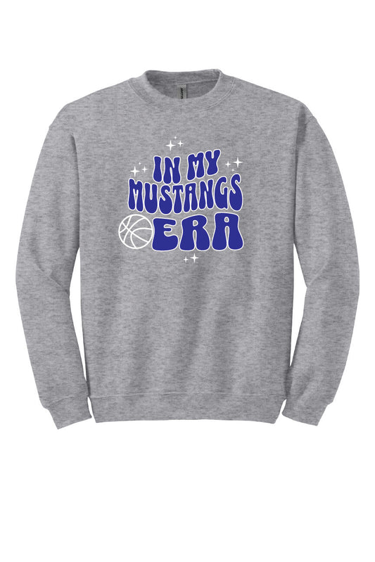 In My Mustangs Era Crewneck Sweatshirt (Youth) gray