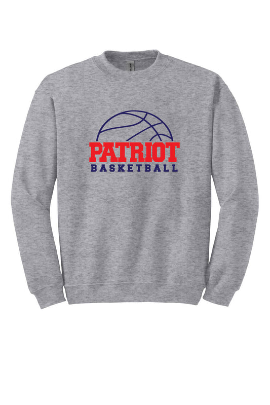 Patriot Basketball Crewneck Sweatshirt gray