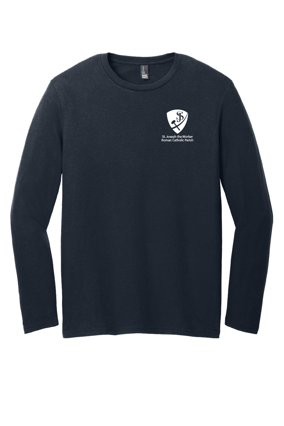 St. Joseph the Worker I Long Sleeve T-shirt-Single Color Logo