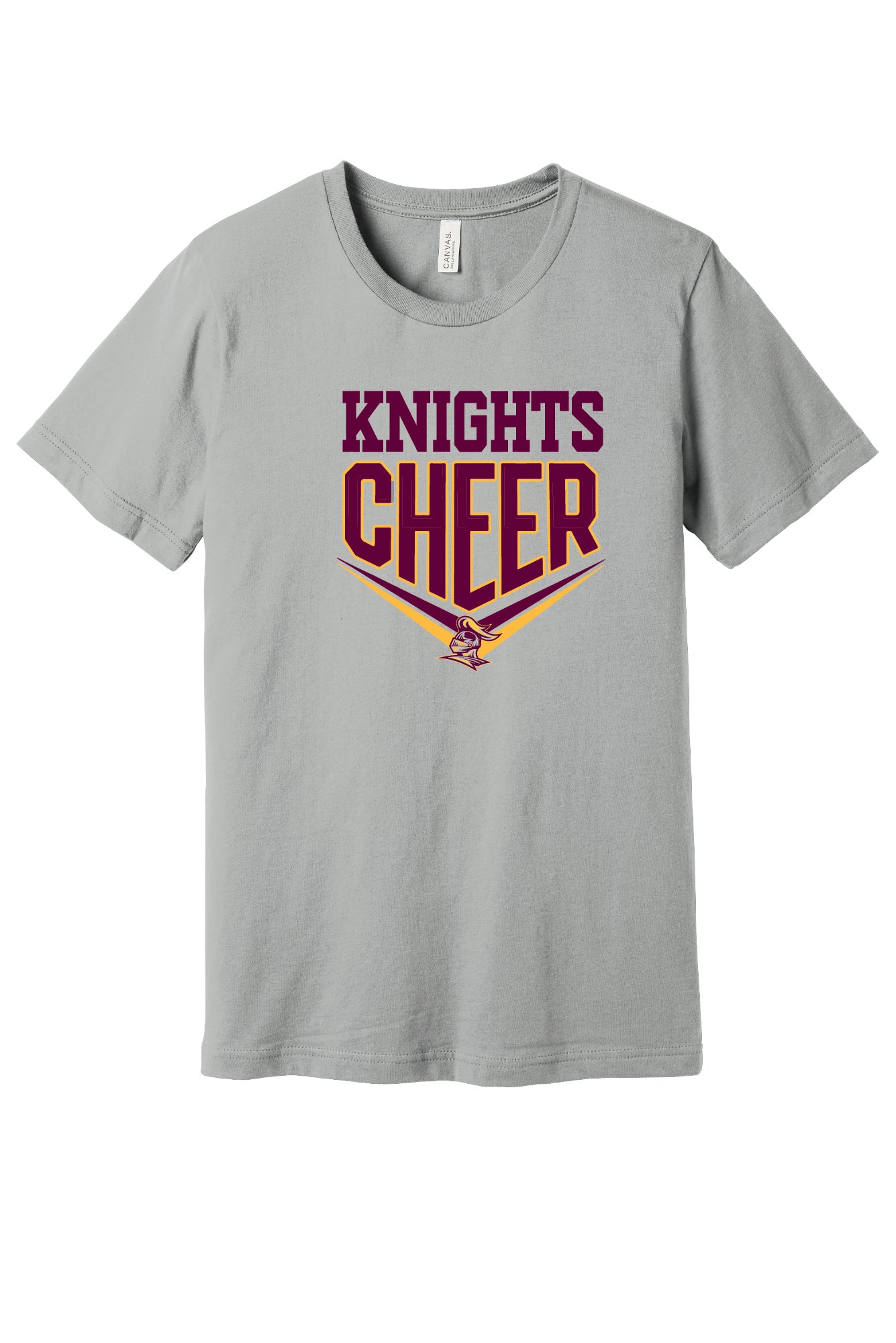 SJN Knights Cheer Short Sleeve  Bella Canvas T-Shirt (Youth)