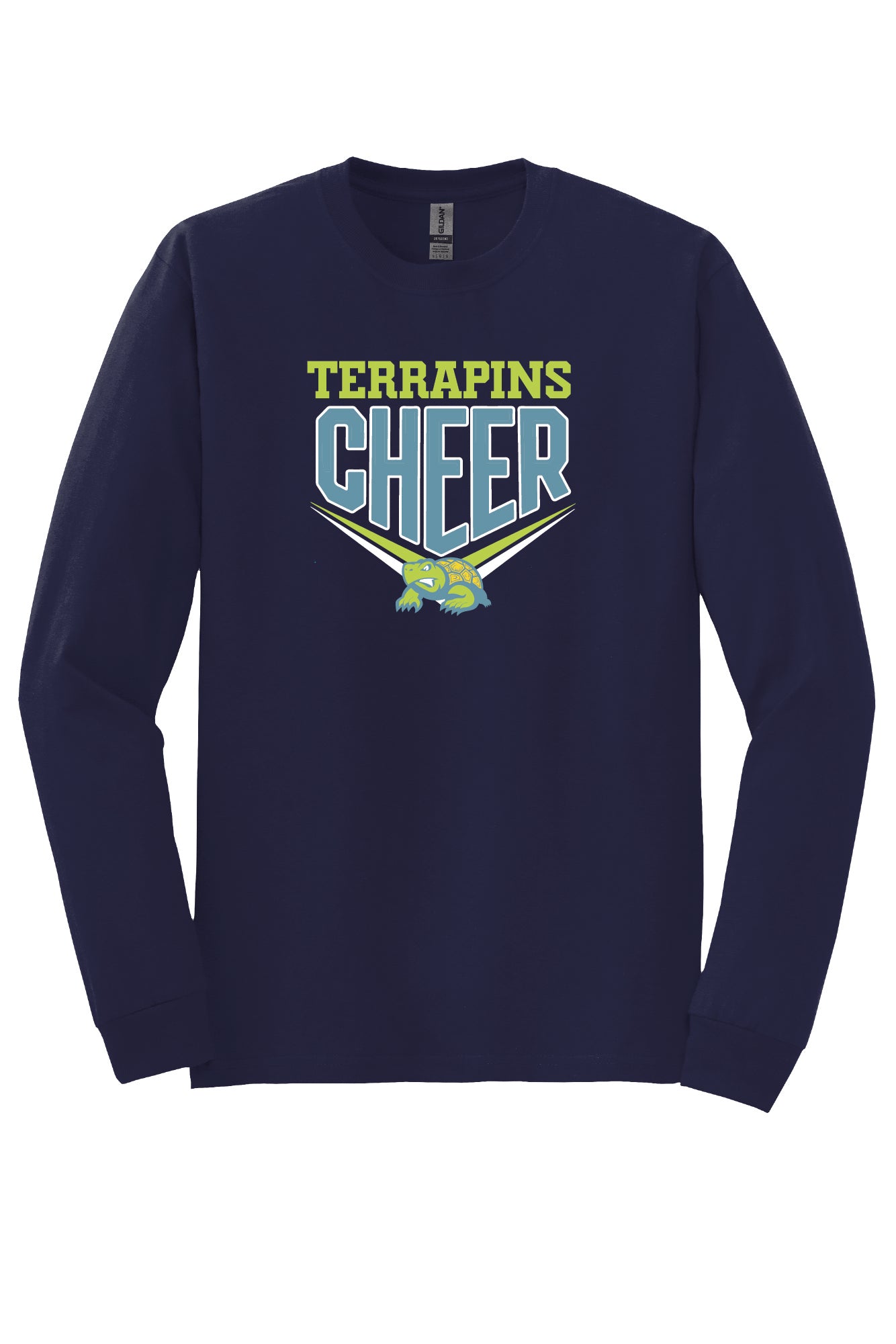 Terrapin Cheer Long Sleeve T-Shirt (Youth)