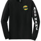 Spartans Softball Long Sleeve T-Shirt (Youth) black, front