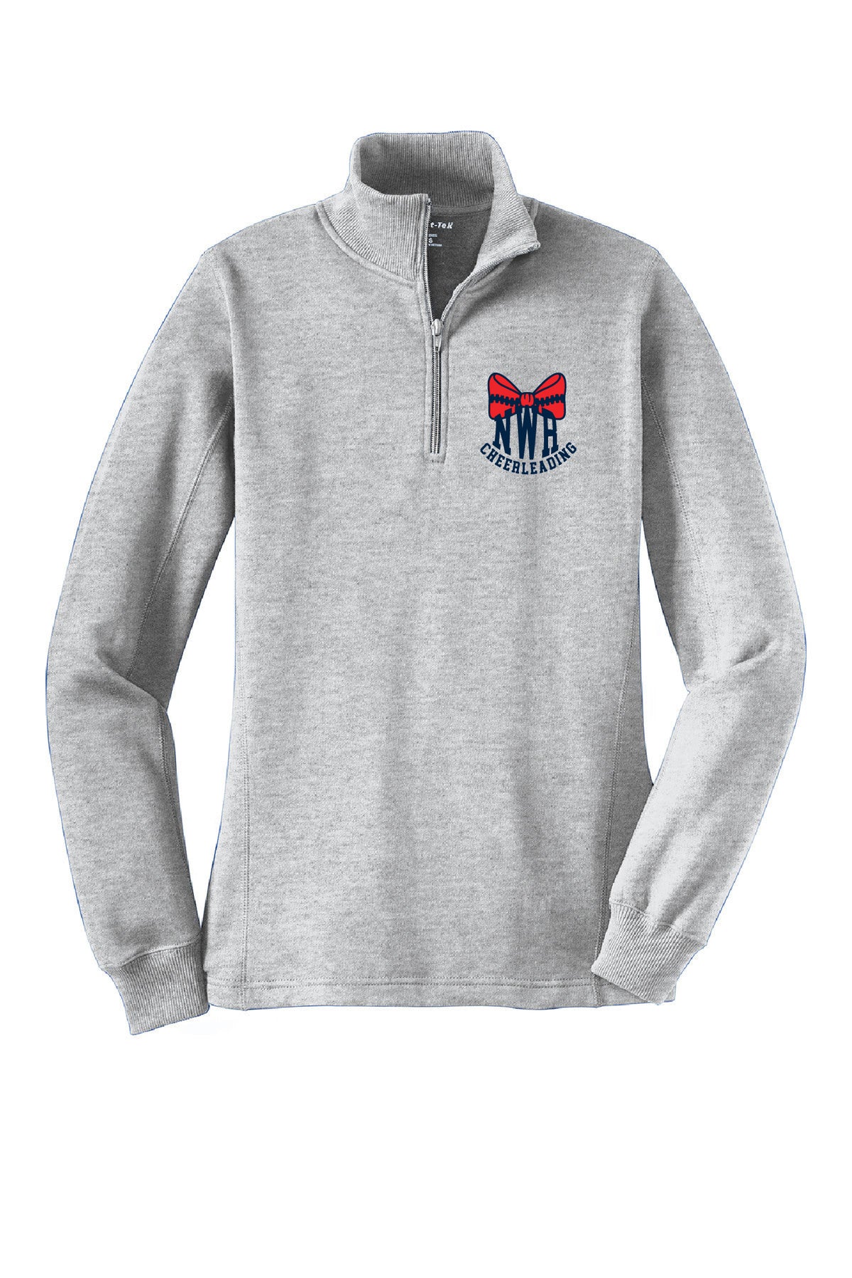 NWR Cheerleading Ladies Cut 1/4 Zip Sweatshirt
