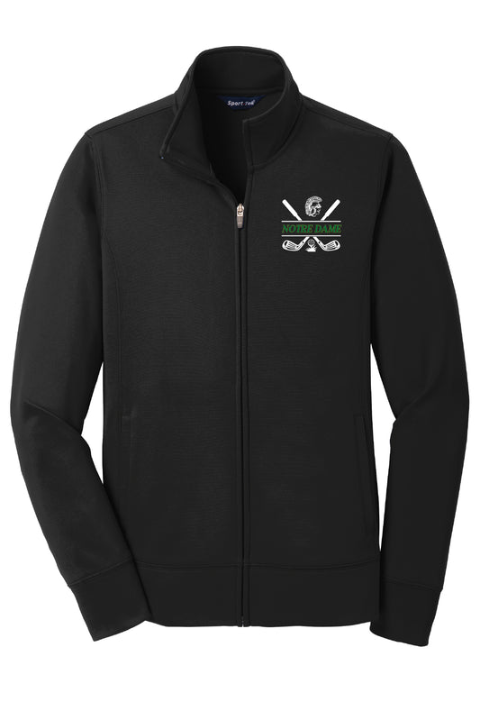 Notre Dame Golf Sport Wick Full-Zip Jacket (Ladies)