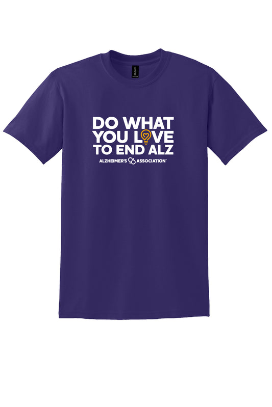 Do What You Can to End ALZ  II Short Sleeve T-Shirt