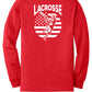 Lacrosse Flag Back Long Sleeve T-Shirt (Youth)