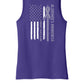 Memories Matter-Flag Back Ladies Tank Top