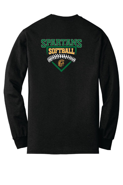 Spartans Softball Long Sleeve T-Shirt (Youth)