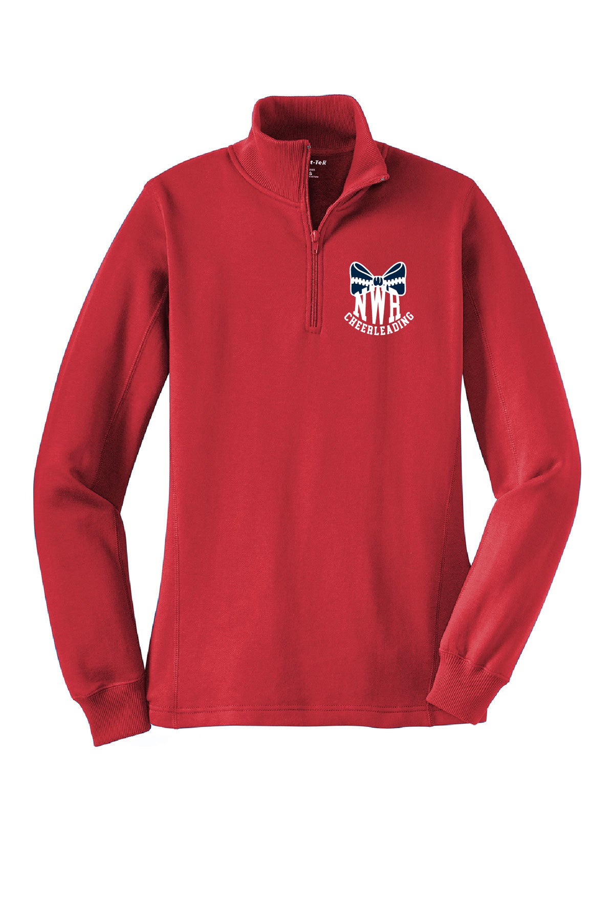 NWR Cheerleading Ladies Cut 1/4 Zip Sweatshirt