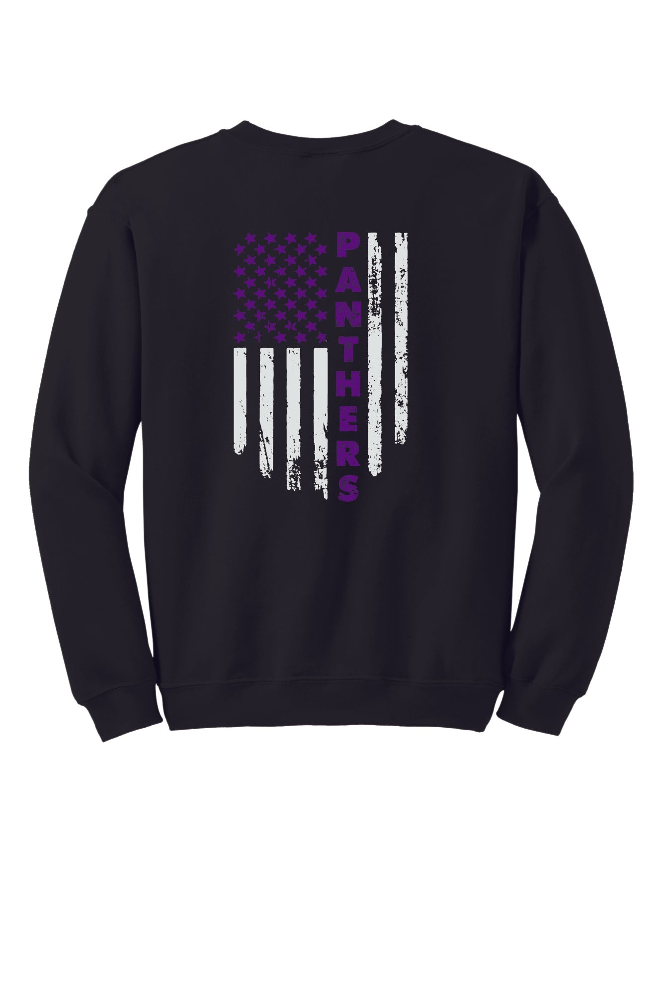 Adult Flag Back Crewneck Sweatshirt