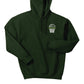 Spartans Basketball Hoodie green-front