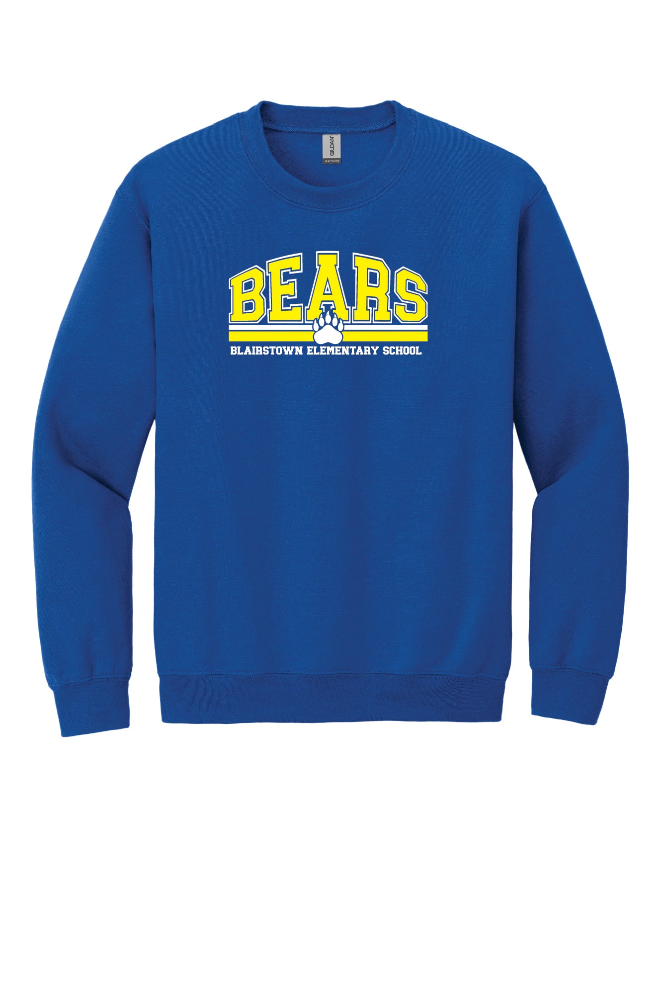 Blairstown Elementary BES Bears Crewneck Sweatshirt