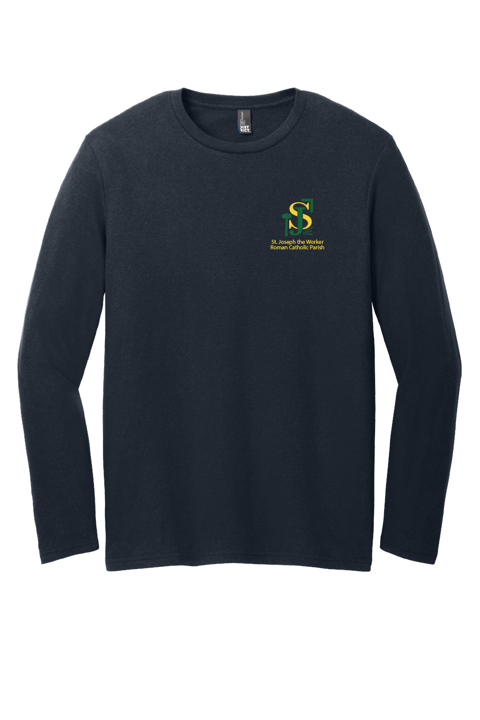 St. Joseph the Worker II Long Sleeve T-shirt-Full Color Logo