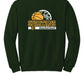 Spartans Basketball Crewneck Sweatshirt green-back