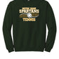 Notre Dame Spartans Crewneck Sweatshirt green