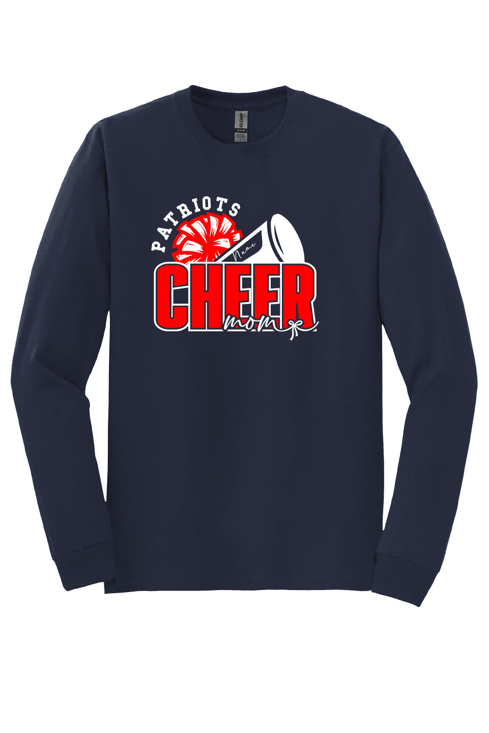 Personalized Patriots Cheer Mom Apparel