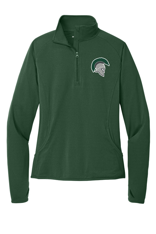 Spartans Football Sport Tek 1/4 Zip Pullover (Ladies)