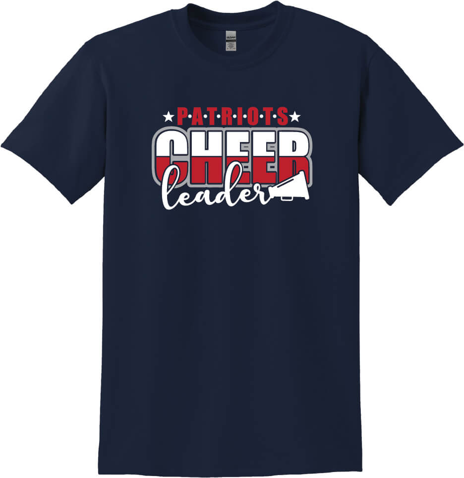 Patriots Cheerleader Short Sleeve T-Shirt navy