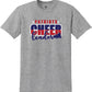 Patriots Cheerleader Short Sleeve T-Shirt gray