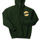 Spartans Softball Hoodie (Youth) green, front