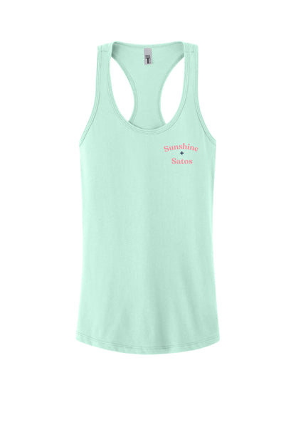Summer and Satos Ladies Racerback Tank