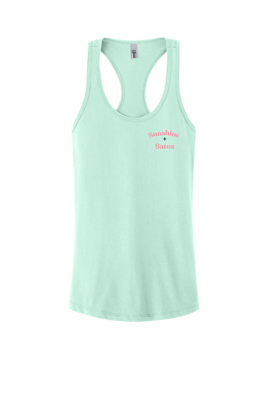 Summer and Satos Ladies Racerback Tank