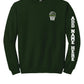 Spartans Basketball Crewneck Sweatshirt green-front