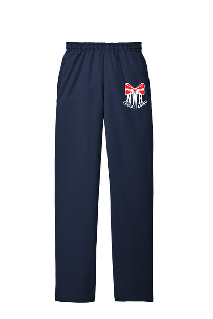 NWR Cheerleading Pocketed Open Bottom Sweatpants