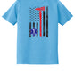 Toddler Flag Back Short Sleeve T-Shirt