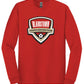 Gildan Long Sleeve T-Shirt red