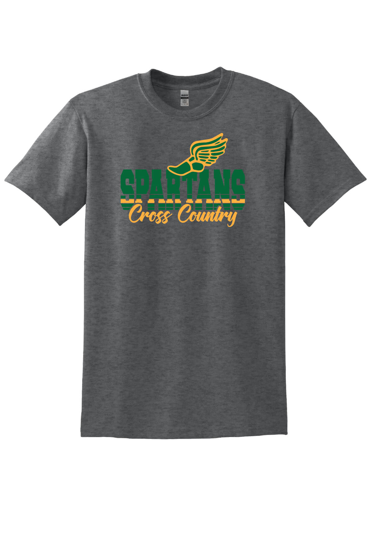 Spartans Cross Country Short Sleeve T-Shirt gray